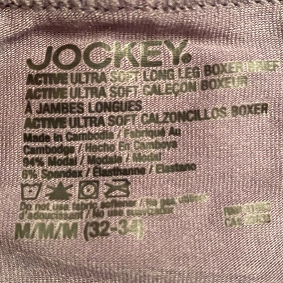 JOCKEY 2 PAIR LONG LEG BOXER BRIEFS ACTIVE ULTRA SOFT MODAL STRETCH MEDIUM 32-34 - Picture 6 of 6